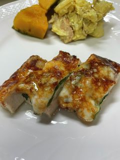 鶏胸肉の大葉チーズ焼き-レシピのメイン写真