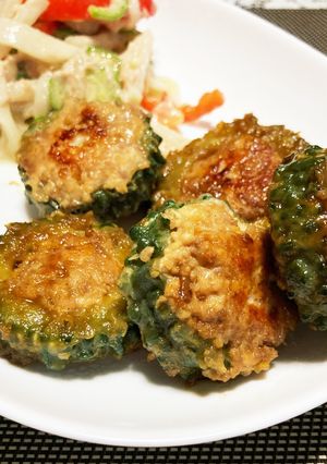 子供でも食べやすい？！ ゴーヤの肉詰め-レシピのメイン写真