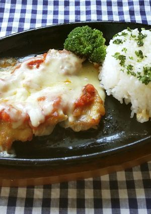 チキンのカチャトーラ!バターライス添え♪-レシピのメイン写真