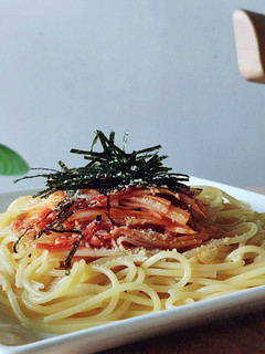 カニかまと長ネギ和風パスタ☆つまみ☆夕食-レシピのメイン写真