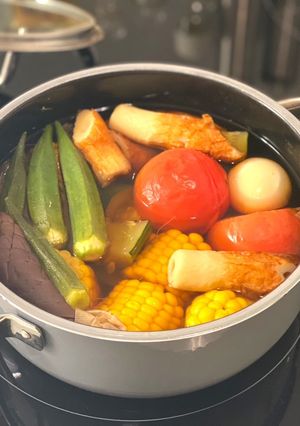 【超簡単！】夏野菜の冷やしおでん-レシピのメイン写真