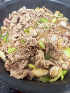 これ韓国料理らしい。豚ネギ醤油焼き-レシピのメイン写真
