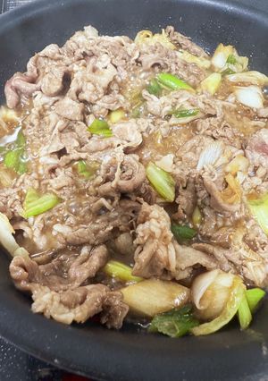 これ韓国料理らしい。豚ネギ醤油焼き-レシピのメイン写真