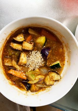 簡単コク旨洋風梅照り味ツナ根菜野菜炒め-レシピのメイン写真