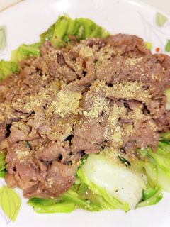 牛肉とキャベツの塩レモン炒め-レシピのメイン写真