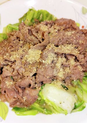 牛肉とキャベツの塩レモン炒め-レシピのメイン写真