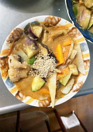 簡単さっぱりどて焼味豚こま大根青椒肉絲風-レシピのメイン写真