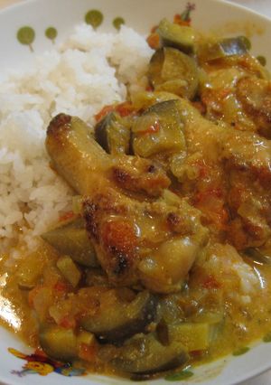 我が家の簡単ココナツチキンカレー-レシピのメイン写真