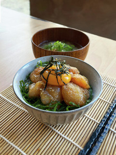 帆立の漬け丼-レシピのメイン写真