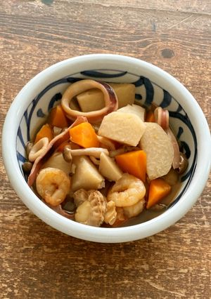 サトイモと海鮮のうま煮-レシピのメイン写真