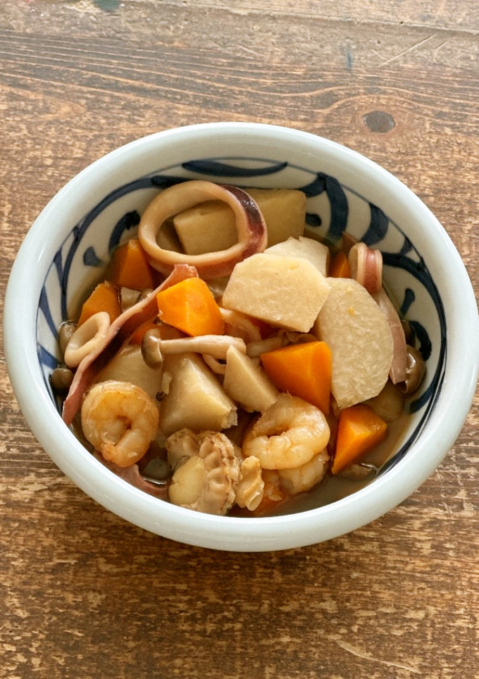 サトイモと海鮮のうま煮-レシピのメイン写真