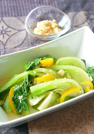 シャキシャキ感が素敵!青梗菜のナムル♪-レシピのメイン写真