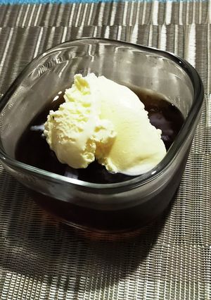 コーヒーゼリーフロートはコロンビアで-レシピのメイン写真