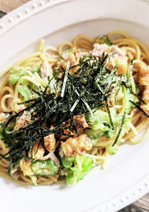イカす！おツナゴーヤパスタ-レシピのメイン写真