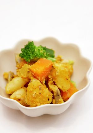 牛乳で作ったカレーポテサラ（おうちで賞）-レシピのメイン写真
