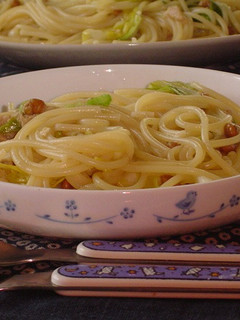 春キャベツとツナと納豆の和風スパゲティ-レシピのメイン写真