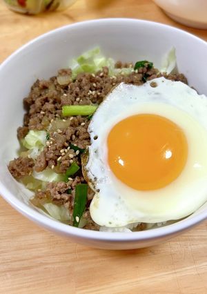 スタミナたっぷり!!そぼろ丼-レシピのメイン写真