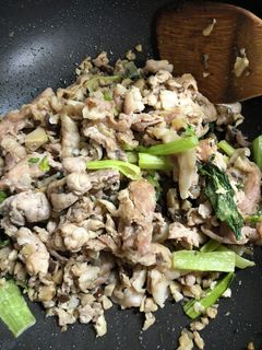 豚肉とチンゲン菜の炒め物-レシピのメイン写真