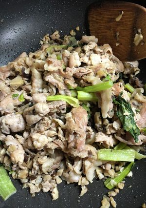 豚肉とチンゲン菜の炒め物-レシピのメイン写真
