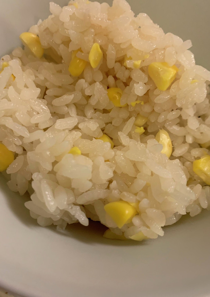 簡単　とうもろこしご飯　芯も入れて炊飯器-レシピのメイン写真