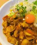 カレーペースト●チキ玉ヨーグルトカレー