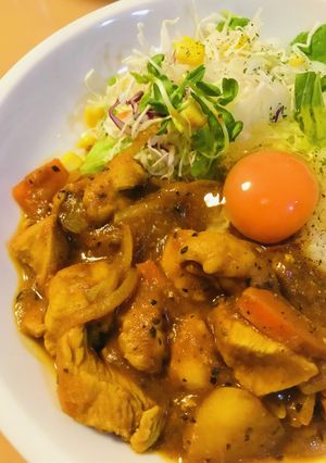 カレーペースト●チキ玉ヨーグルトカレー-レシピのメイン写真