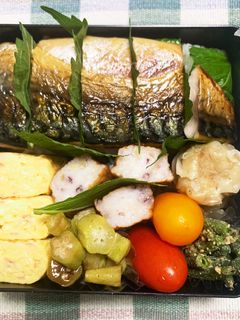 8/17 ヨッチャン☆ 焼きサバ寿司弁当-レシピのメイン写真