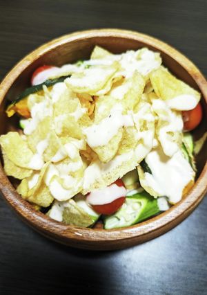 パリパリ食感の夏野菜のサラダ♪-レシピのメイン写真