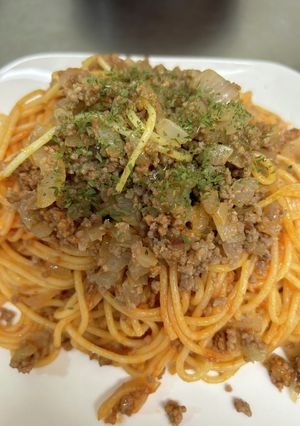 take式ミートナポリタンパスタ-レシピのメイン写真