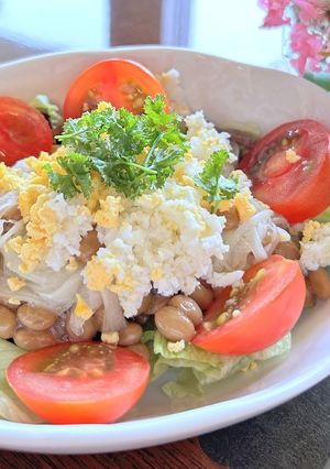 酢玉ねぎと納豆のサラダ-レシピのメイン写真