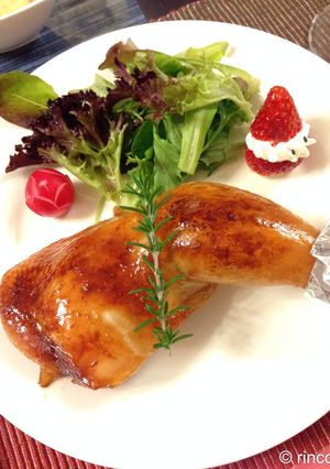 ☆簡単☆ローストチキン（フライパンでも）-レシピのメイン写真