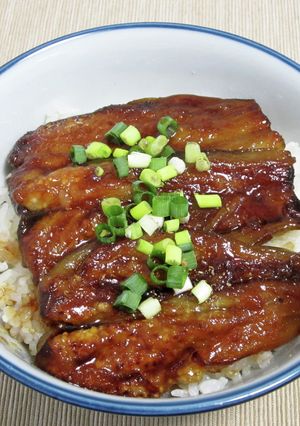 茄子の蒲焼き丼-レシピのメイン写真