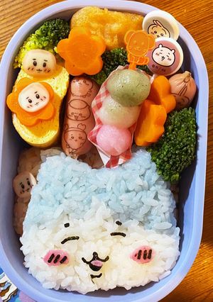 ちいかわ　ハチワレ　弁当-レシピのメイン写真