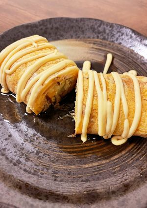 お好み焼き風卵焼き-レシピのメイン写真