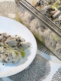 レンチン簡単つくおき 長ネギささみ-レシピのメイン写真