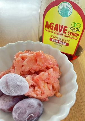 ハズレの桃はシャーベットに♡-レシピのメイン写真