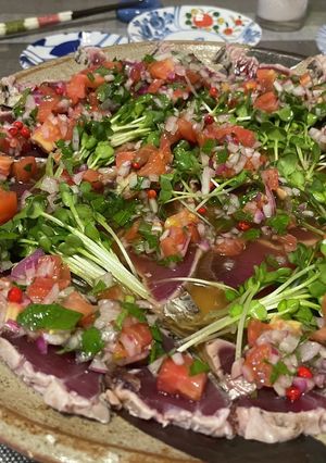和風　魚のカルパッチョ-レシピのメイン写真