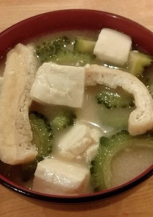 ゴーヤの味噌汁-レシピのメイン写真