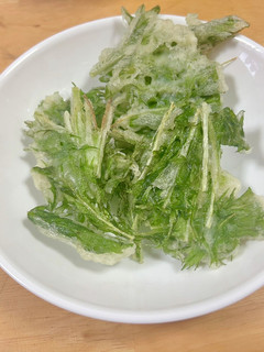 水菜の天ぷら風-レシピのメイン写真