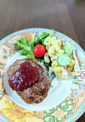 ハンバーグ-レシピのメイン写真