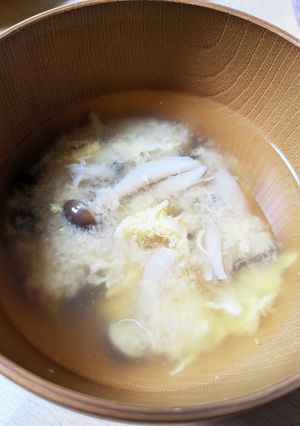 しめじのかき玉汁-レシピのメイン写真