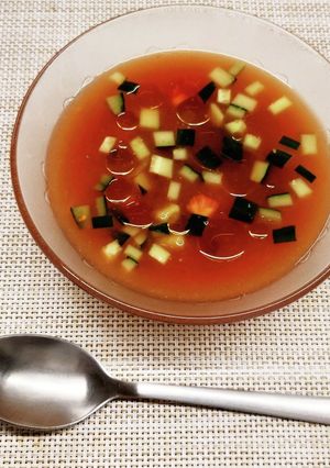 みそ汁リメイク簡単和風ガスパチョ-レシピのメイン写真