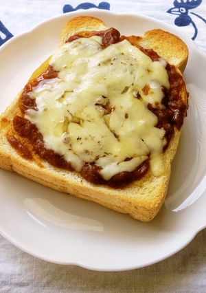 炭酸に合う！チーズカレートースト♪-レシピのメイン写真