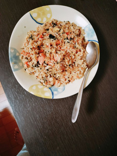 鮭と大葉の焦がし醤油玉子チャーハン-レシピのメイン写真