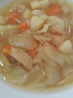 和風だしでカレースープ♪-レシピのメイン写真
