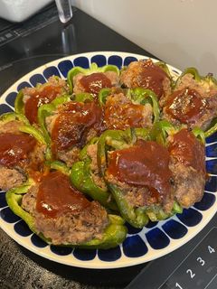 ピーマンの肉詰め-レシピのメイン写真