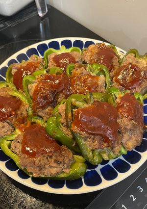 ピーマンの肉詰め-レシピのメイン写真