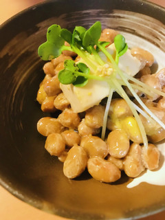 毎日の納豆●ひややっこトッピング-レシピのメイン写真