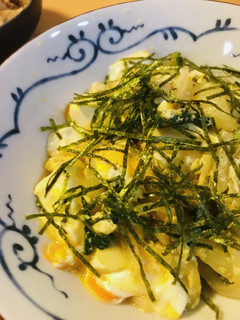ゴーヤー&オクラの豆腐玉子丼-レシピのメイン写真