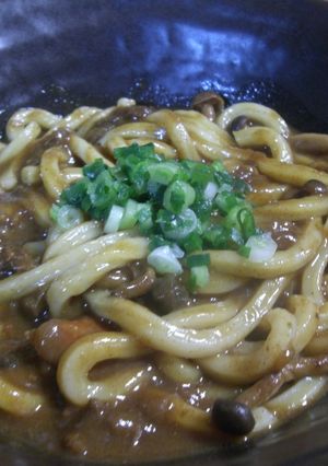残り物カレーで関西風カレーうどん-レシピのメイン写真